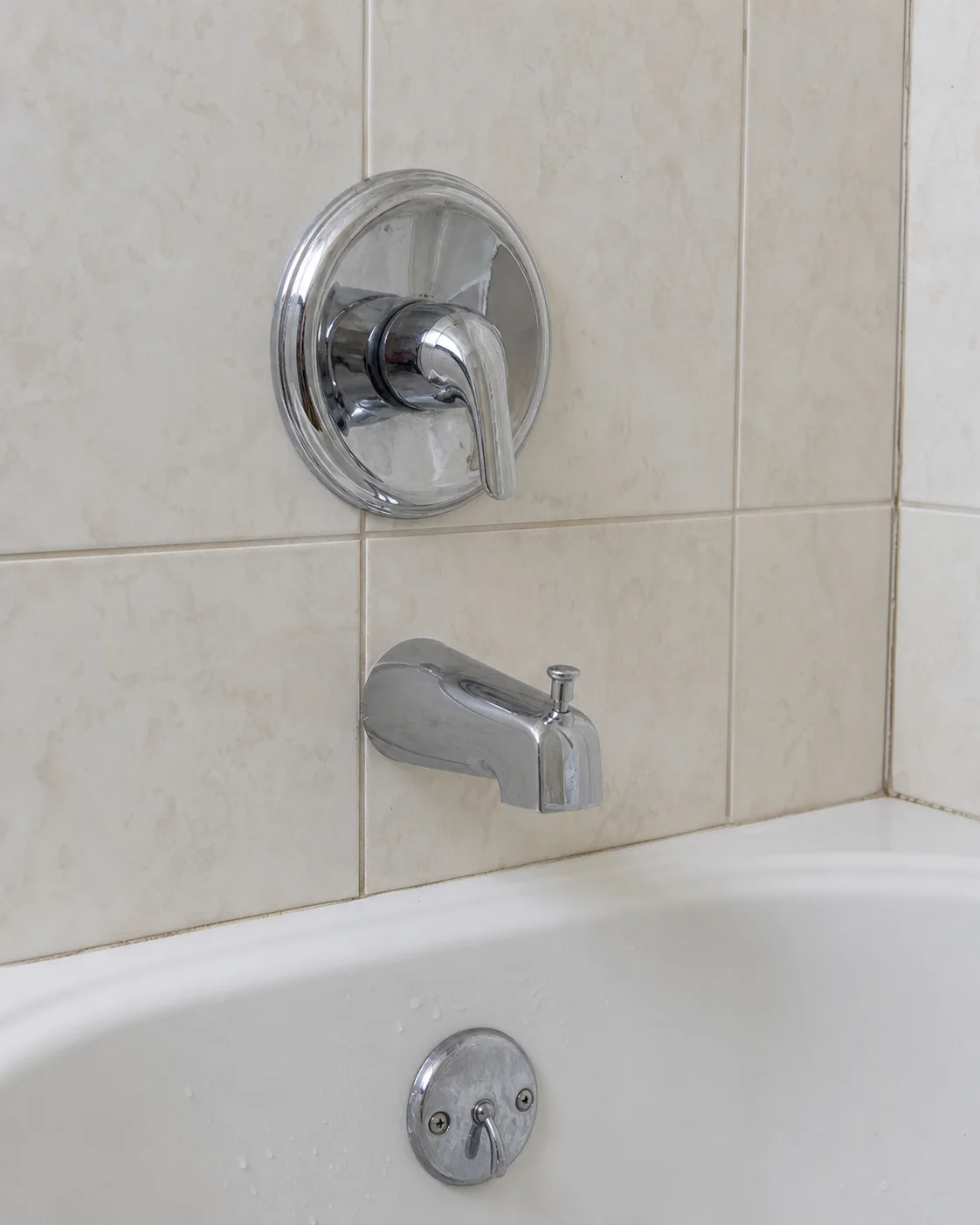 Representative bathtub and shower fixture detail for installation planning.